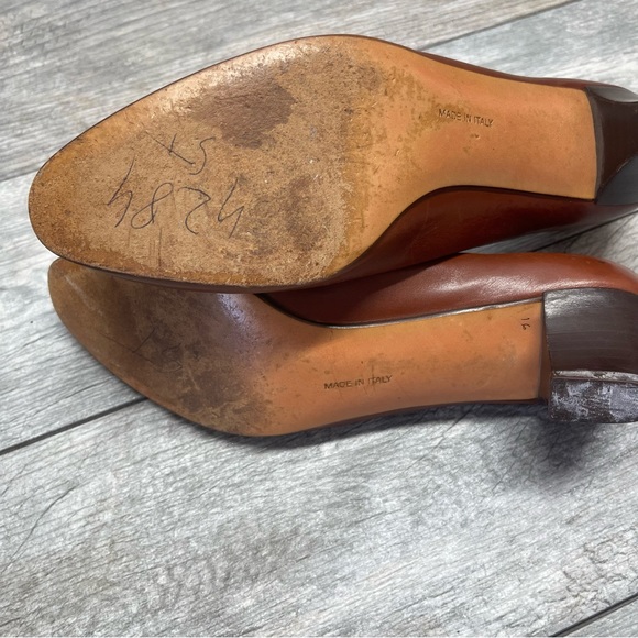 Salvatore Ferragamo Vara Bow Shoes Pumps Black Luxury Designer 9.5 AA. - Picture 7 of 11